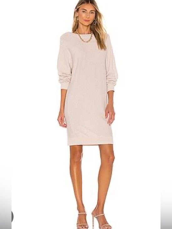 Vince Sweaters - Vince Dolman Sleeve Dress Color: Heather Oatmeal
